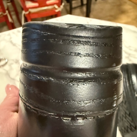 Dansko Black Leather Clogs - Picture 10 of 16